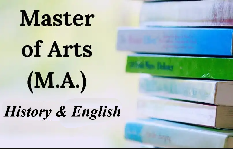 Master of Arts  (History & English)